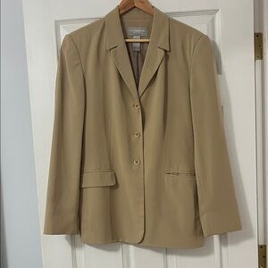Liz Claiborne Classic Tan Blazer